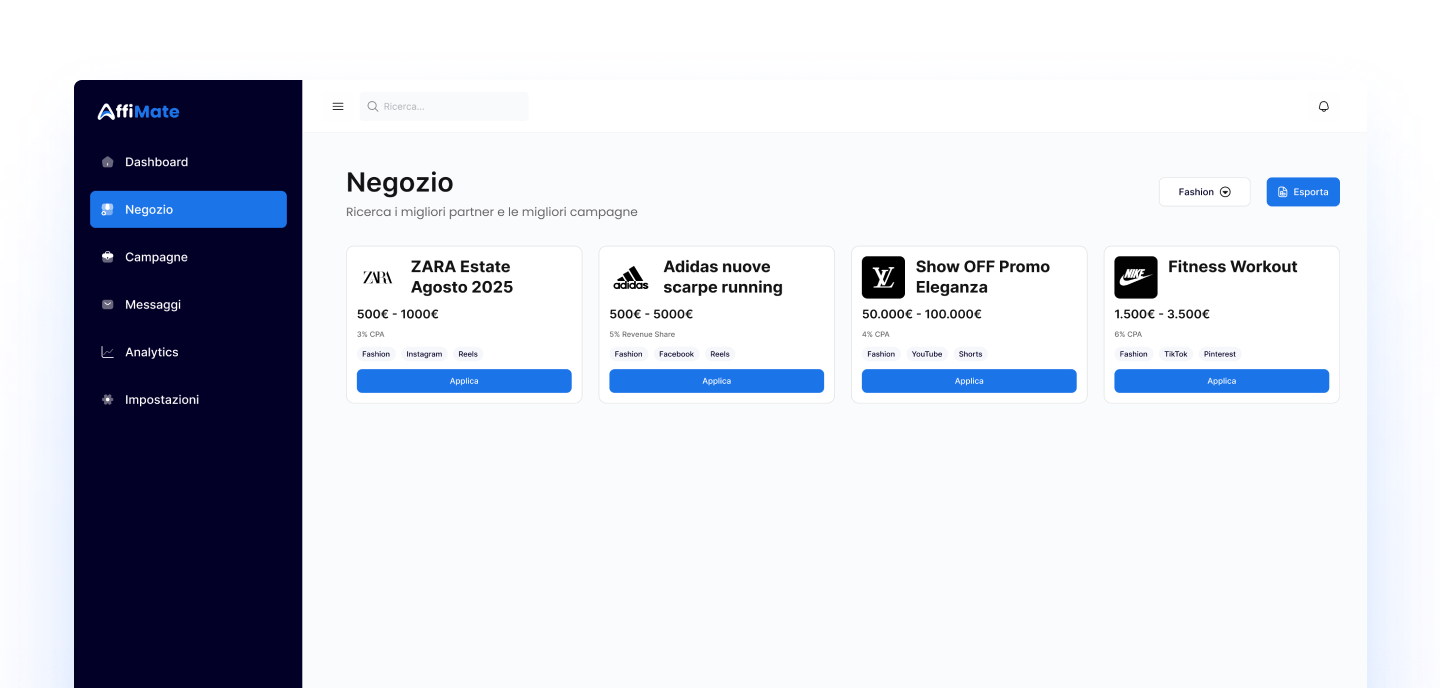 Intelligent matching system connecting brands with influencers